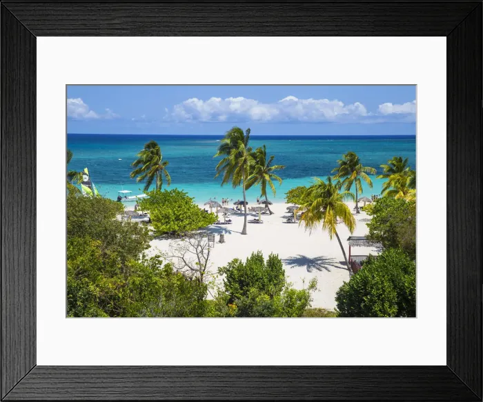 Framed Print : Cuba, Holguin Province, Playa Esmeralda Framed Print : Cuba, Holguin Province, Playa Esmeralda