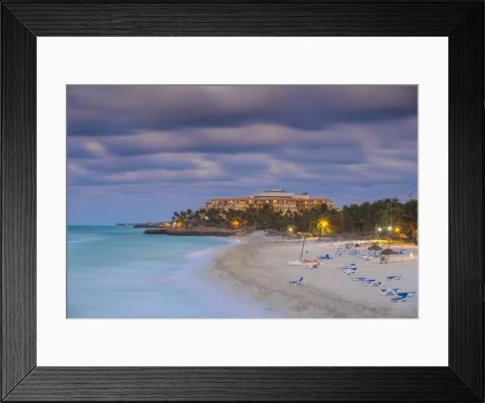 Framed Print : Cuba, Varadero, View of beach and Melia Varadero Hotel Framed Print : Cuba, Varadero, View of beach and Melia Varadero Hotel