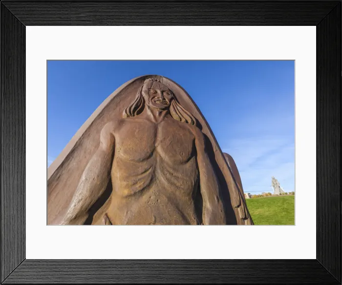 Framed Print : Canada, Quebec, Gaspe Peninsula, Gaspe, Monument to Jacques Cartier Framed Print : Canada, Quebec, Gaspe Peninsula, Gaspe, Monument to Jacques Cartier
