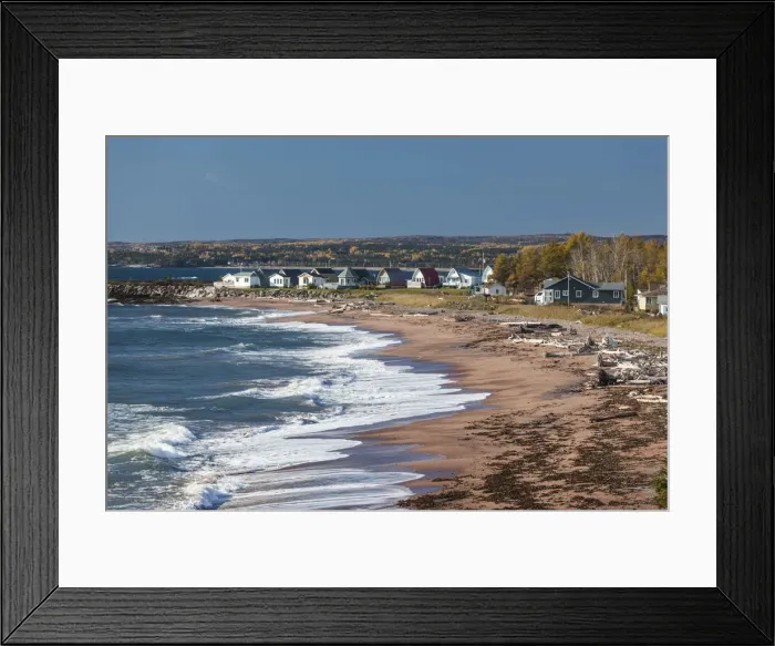 Framed Print : Canada, Quebec, Gaspe Peninsula, Chandler, Anse a la Chaloup beach Framed Print : Canada, Quebec, Gaspe Peninsula, Chandler, Anse a la Chaloup beach