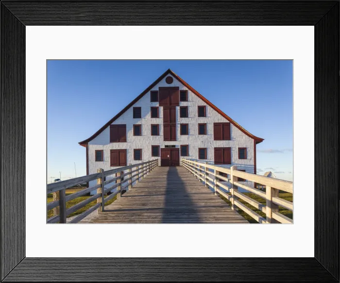 Framed Print : Canada, Quebec, Gaspe Peninsula, Paspebiac, Site Historique Banc-de-Peche de Paspebiac Framed Print : Canada, Quebec, Gaspe Peninsula, Paspebiac, Site Historique Banc-de-Peche de Paspebiac