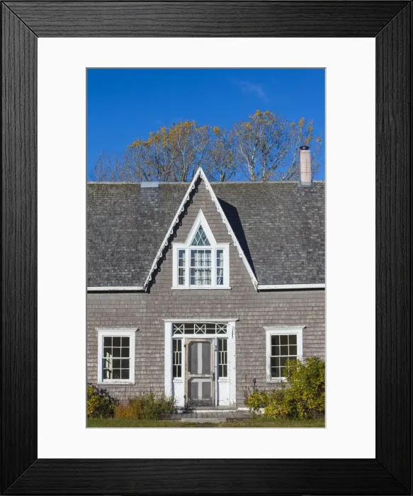 Framed Print : Canada, Quebec, Gaspe Peninsula, New Richmond, Duthie Point, former 18th century Framed Print : Canada, Quebec, Gaspe Peninsula, New Richmond, Duthie Point, former 18th century