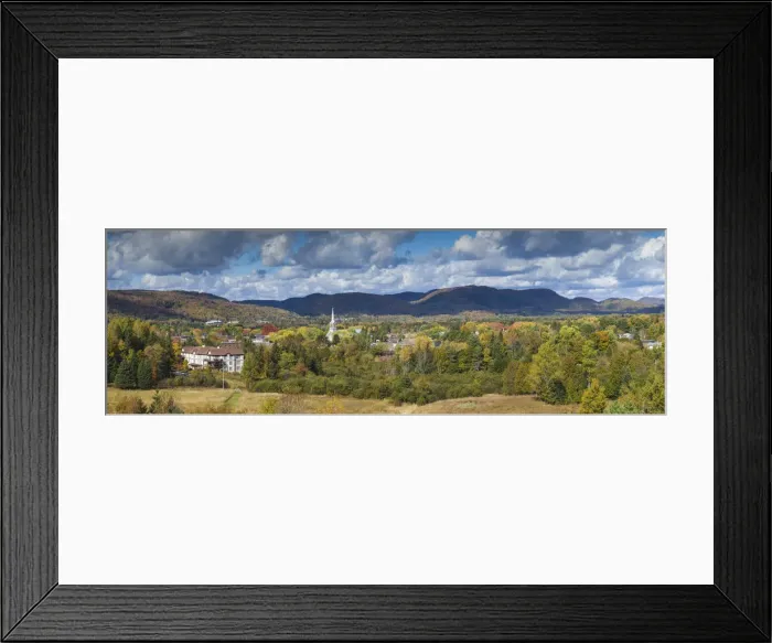 Framed Print : Canada, Quebec, The Laurentians, Mont Tremblant, Mont-Tremblant Town, town church Framed Print : Canada, Quebec, The Laurentians, Mont Tremblant, Mont-Tremblant Town, town church
