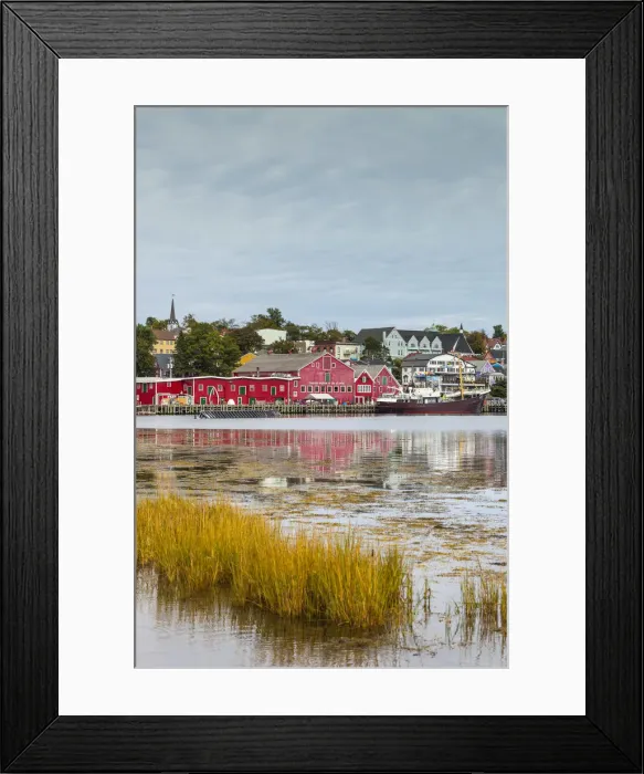 Framed Print : Canada, Nova Scotia, Lunenburg, Unesco World Heritage fishing village Framed Print : Canada, Nova Scotia, Lunenburg, Unesco World Heritage fishing village