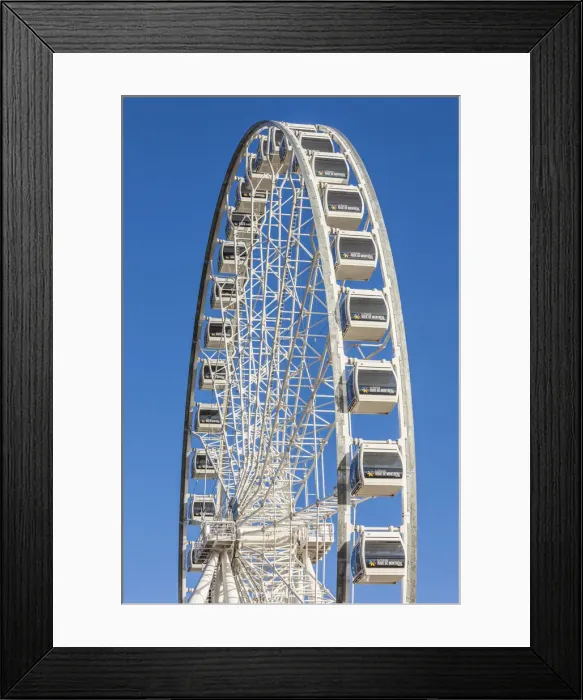 Framed Print : Canada, Quebec, Montreal, The Old Port, The Montreal Observation Wheel, autumn Framed Print : Canada, Quebec, Montreal, The Old Port, The Montreal Observation Wheel, autumn
