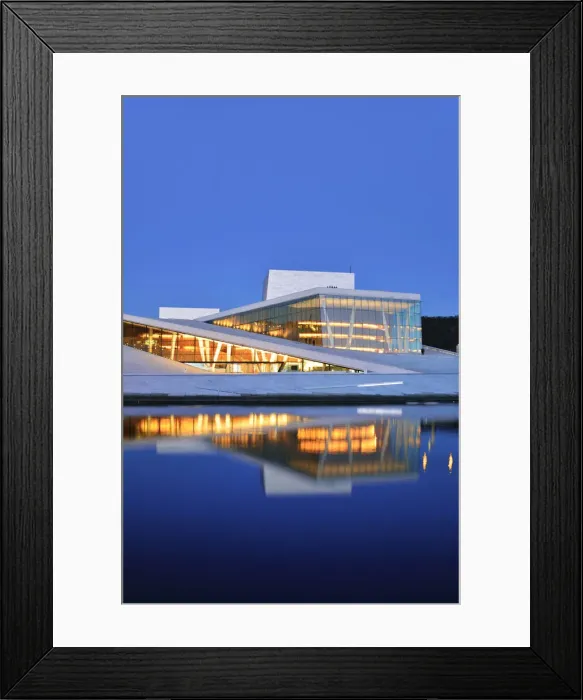 Framed Print : The Opera House, Norwegian National Opera and Ballet, by Snohetta architects in Bjorvika Framed Print : The Opera House, Norwegian National Opera and Ballet, by Snohetta architects in Bjorvika