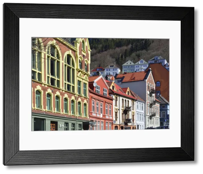 Framed Print : Bergens Old Town. Bergen, Norway Framed Print : Bergens Old Town. Bergen, Norway