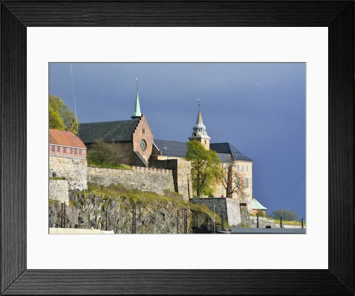 Framed Print : Akershus Fortress (Akershus Festning), an iconic guardian of Oslo. Norway Framed Print : Akershus Fortress (Akershus Festning), an iconic guardian of Oslo. Norway