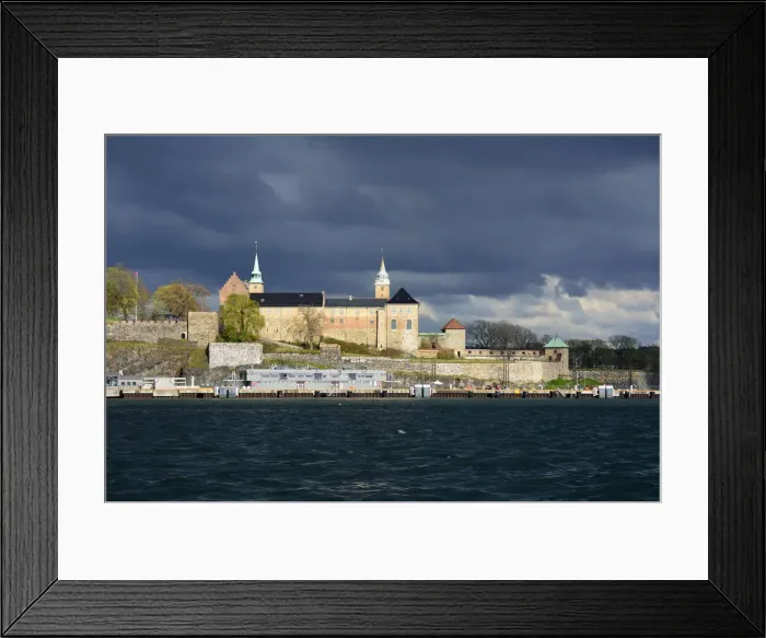 Framed Print : Akershus Fortress (Akershus Festning), an iconic guardian of Oslo. Norway Framed Print : Akershus Fortress (Akershus Festning), an iconic guardian of Oslo. Norway