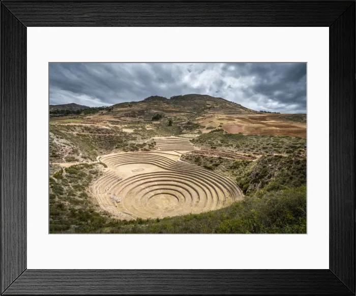 Framed Print : Ancient Inca terrace fields at Moray, Maras, Sacred Valley, Cuzco Region, Peru Framed Print : Ancient Inca terrace fields at Moray, Maras, Sacred Valley, Cuzco Region, Peru