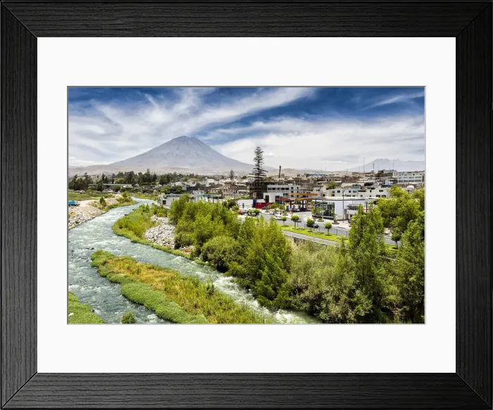 Framed Print : Volcano El Misti guarding the white city of Arequipa, Arequipa Region, Peru Framed Print : Volcano El Misti guarding the white city of Arequipa, Arequipa Region, Peru