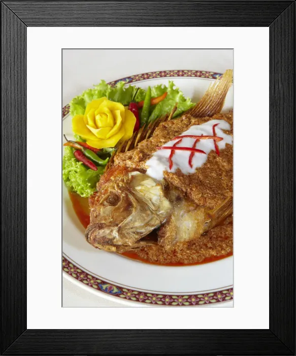 Framed Print : Asia, South East Asia, Philippines, Manila, Dusit Hotel, royal thai cuisine in Framed Print : Asia, South East Asia, Philippines, Manila, Dusit Hotel, royal thai cuisine in