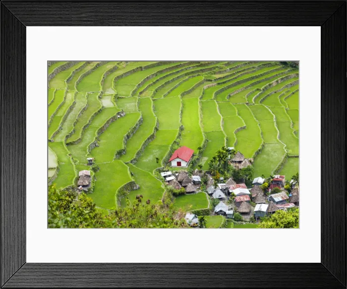 Framed Print : Asia, South East Asia, Philippines, Cordilleras, Banaue; Batad, Zoe Logos church Framed Print : Asia, South East Asia, Philippines, Cordilleras, Banaue; Batad, Zoe Logos church