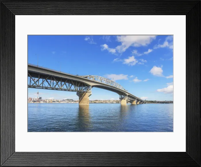 Framed Print : Harbour Bridge, Auckland, North Island, New Zealand Framed Print : Harbour Bridge, Auckland, North Island, New Zealand