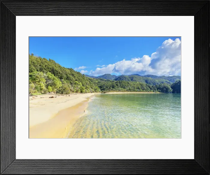 Framed Print : Abel Tasman National Park, Nelson, South Island, New Zealand