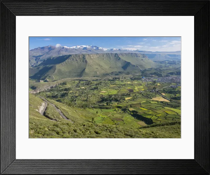 Framed Print : South America, Peru, Sabancaya, Chivay, andes valley at Chivay Framed Print : South America, Peru, Sabancaya, Chivay, andes valley at Chivay