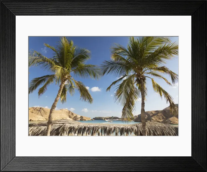 Framed Print : Muscat Hills Resort, Muscat, Oman Framed Print : Muscat Hills Resort, Muscat, Oman
