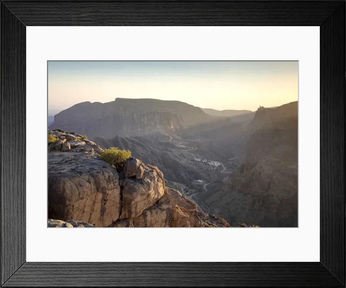 Framed Print : The view from the Anantara al Jabal al Akhdar resort, Jebel Akhdar, Al Hajar Mountains Framed Print : The view from the Anantara al Jabal al Akhdar resort, Jebel Akhdar, Al Hajar Mountains