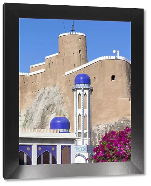 Al Khor mosque and fort Mirani, Muscat, Oman