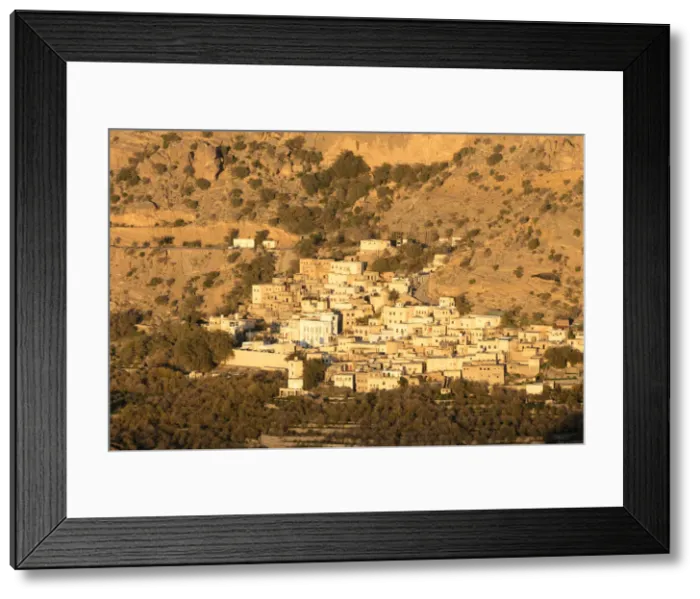 Framed Print : Sayq, Jebel Akhdar, Al Hajar Mountains, Nizwa, Oman