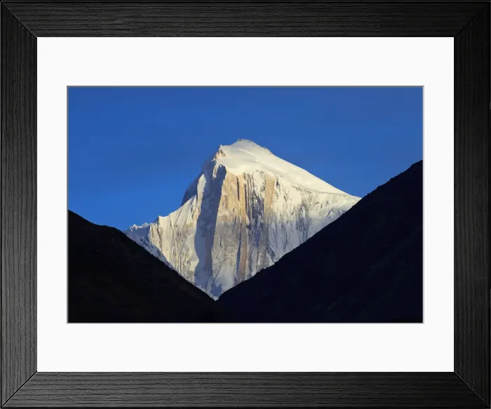 Framed Print : Pakistan, Gilgit-Baltistan, Hunza Valley, Karimabad. Golden Peak, also known as Spantik Framed Print : Pakistan, Gilgit-Baltistan, Hunza Valley, Karimabad. Golden Peak, also known as Spantik