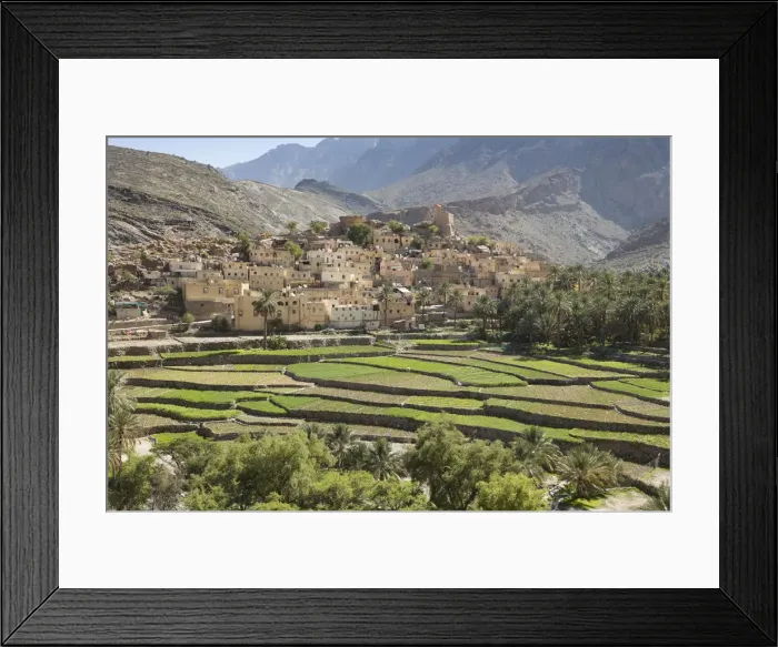 Framed Print : Oman, Dakhiliyah Governate, Jebel Hajar, Balad Sayt (Bilad Sayt) Framed Print : Oman, Dakhiliyah Governate, Jebel Hajar, Balad Sayt (Bilad Sayt)