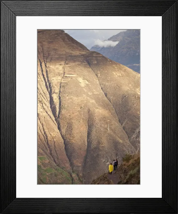 Framed Print : South America, Peru, Cusco, Sacred Valley, Pisac