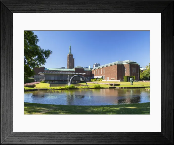 Framed Print : Museum Boijmans Van Beuningen, Rotterdam, Zuid Holland, Netherlands