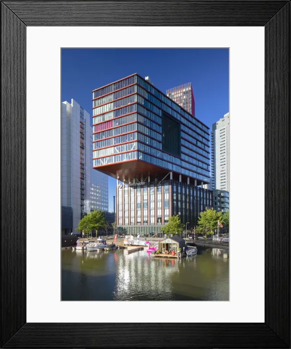 Framed Print : Havensteder building in Leuvehaven, Rotterdam, Zuid Holland, Netherlands Framed Print : Havensteder building in Leuvehaven, Rotterdam, Zuid Holland, Netherlands
