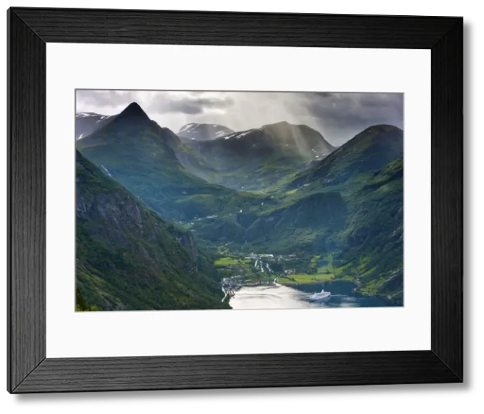 Framed Print : Norway, Western Fjords, Geiranger Fjord Framed Print : Norway, Western Fjords, Geiranger Fjord