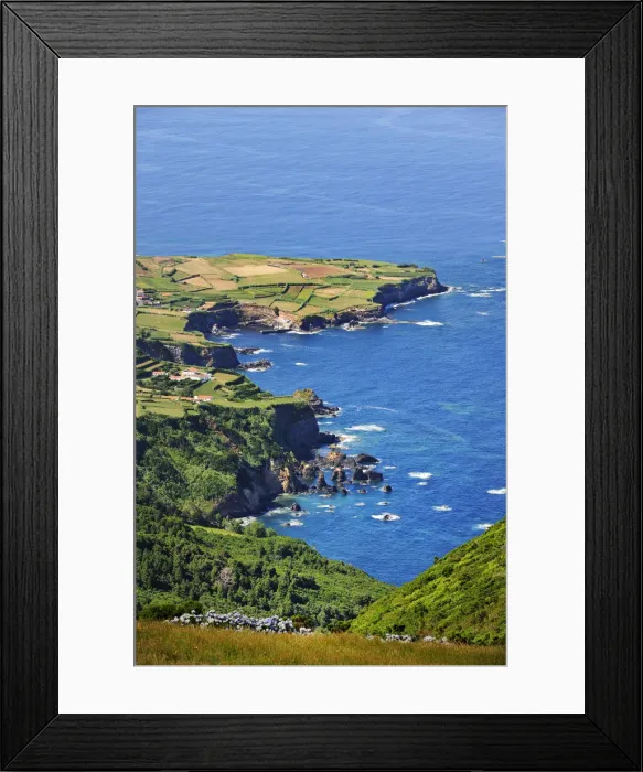 Framed Print : The coastline near Ponta Delgada. Flores, Azores islands, Portugal Framed Print : The coastline near Ponta Delgada. Flores, Azores islands, Portugal