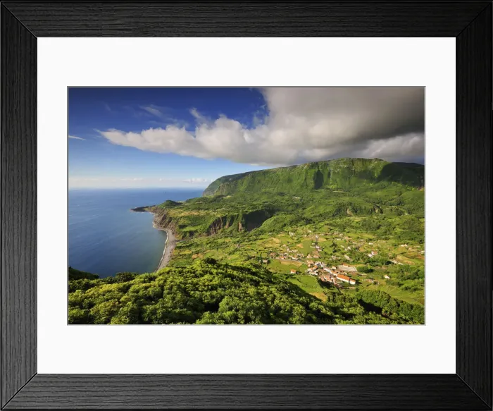 Framed Print : The little village of Fajazinha. The westernmost location in Europe Framed Print : The little village of Fajazinha. The westernmost location in Europe