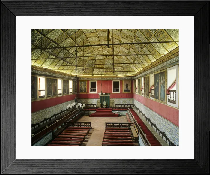 Framed Print : Interior of the Universitys Sala dos Capelos Framed Print : Interior of the Universitys Sala dos Capelos