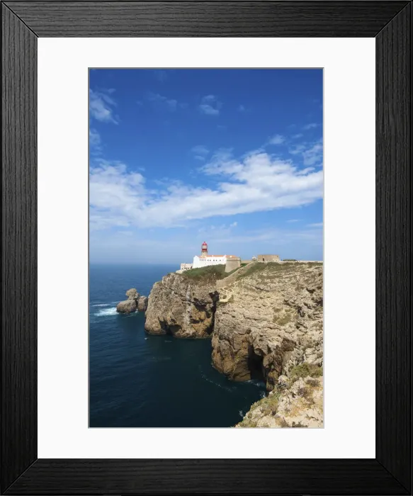 Framed Print : Light house, Cabo de Sao Vicente, Algarve, Portugal Framed Print : Light house, Cabo de Sao Vicente, Algarve, Portugal