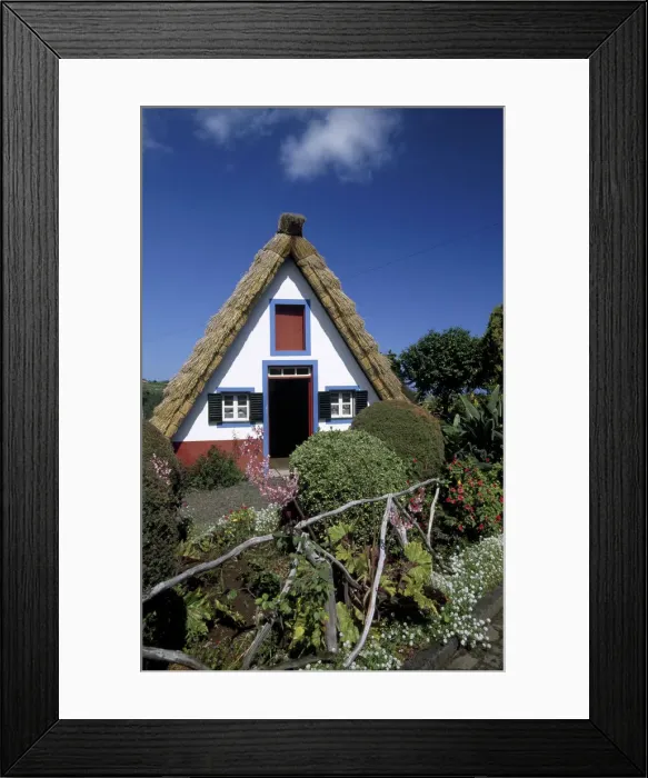 Framed Print : Casas de Colmo, Santana, Madeira Framed Print : Casas de Colmo, Santana, Madeira