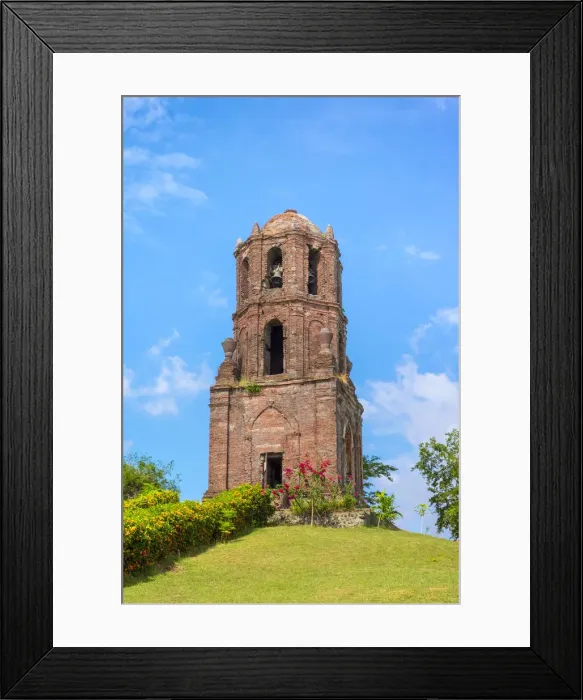 Framed Print : The old bell tower of Saint Augustine Parish Church, commonly known as Bantay Church Framed Print : The old bell tower of Saint Augustine Parish Church, commonly known as Bantay Church