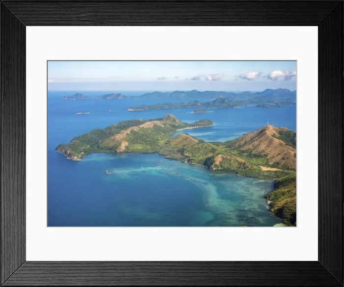 Framed Print : Aerial view of Busuanga Island, Coron, Palawan, Philippines Framed Print : Aerial view of Busuanga Island, Coron, Palawan, Philippines