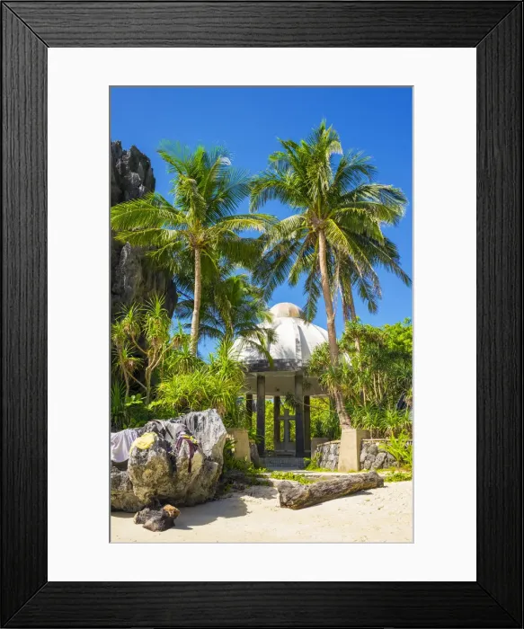Framed Print : Matinloc Shrine on Matinloc Island, El Nido, Palawan, Philippines Framed Print : Matinloc Shrine on Matinloc Island, El Nido, Palawan, Philippines
