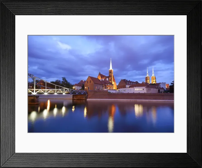 Framed Print : The Cathedral of St. John the Baptist and the Church of the Holy Cross Framed Print : The Cathedral of St. John the Baptist and the Church of the Holy Cross
