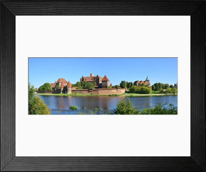 Framed Print : The 13th century Malbork Castle, founded by the Knights of the Teutonic Order, a Unesco