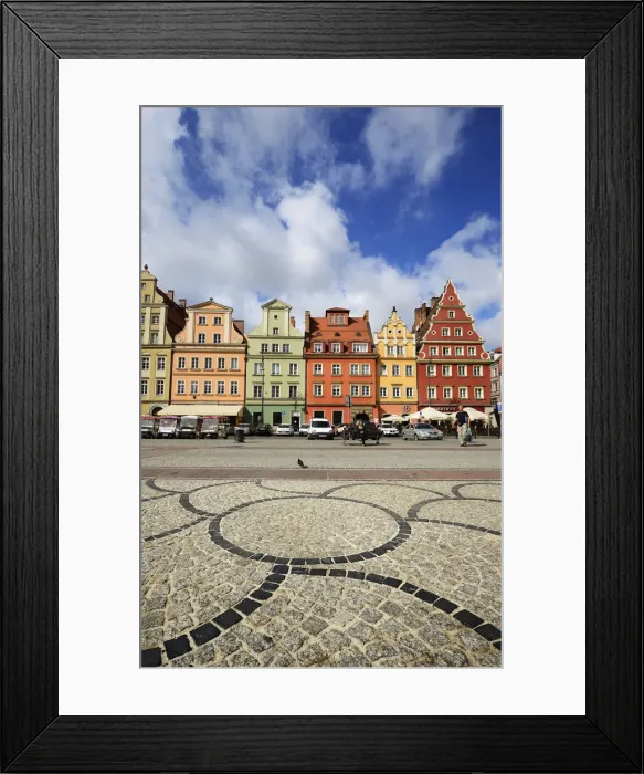 Framed Print : The Rynek (Market Square). This medieval market square is one of the largest in Europe