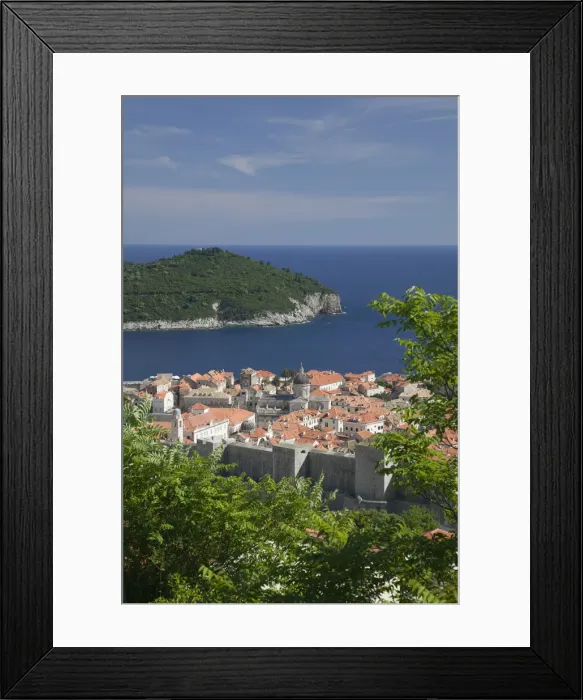 Framed Print : Croatia, Southern Dalmatia, Dubrovnik, Old Town Framed Print : Croatia, Southern Dalmatia, Dubrovnik, Old Town