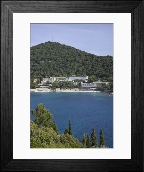 Framed Print : Croatia, Southern Dalmatia, Dubrovnik, Dubrovnik suburb of Lapad, view of the Maestral Framed Print : Croatia, Southern Dalmatia, Dubrovnik, Dubrovnik suburb of Lapad, view of the Maestral