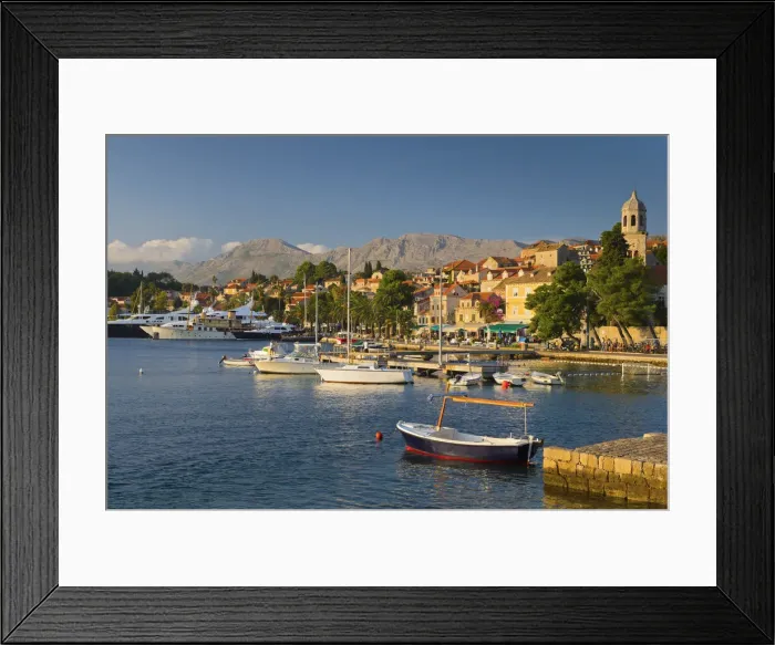Framed Print : Croatia, Dalmatia, Dubrovnik Riviera, Cavtat