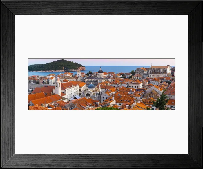 Framed Print : Croatia, Dalmatia, Dubrovnik, Old Town (Stari Grad) from Old Town Walls Framed Print : Croatia, Dalmatia, Dubrovnik, Old Town (Stari Grad) from Old Town Walls