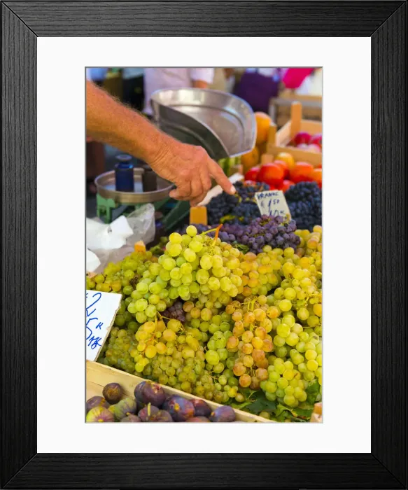 Framed Print : Croatia, Dalmatia, Dubrovnik, Gundulic Square Market