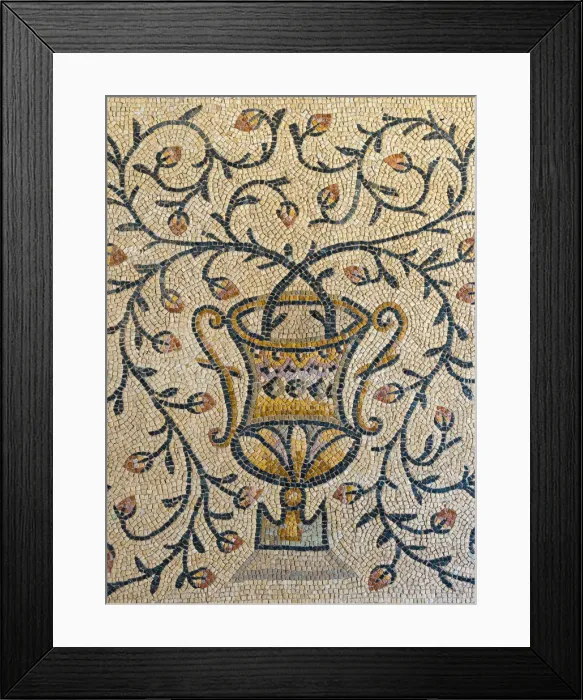 Framed Print : Croatia, Istria, Porec, Euphrasian Basilica (Eufrazijeva bazilika), 4th Century Floor Framed Print : Croatia, Istria, Porec, Euphrasian Basilica (Eufrazijeva bazilika), 4th Century Floor