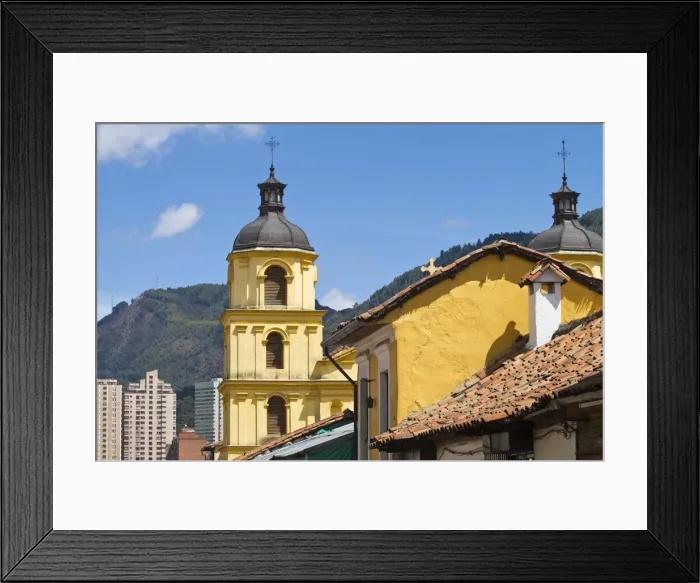 Framed Print : Colombia, Bogota, La Candelaria, Iglesia de La Candelaria, La Candelaria Church Framed Print : Colombia, Bogota, La Candelaria, Iglesia de La Candelaria, La Candelaria Church