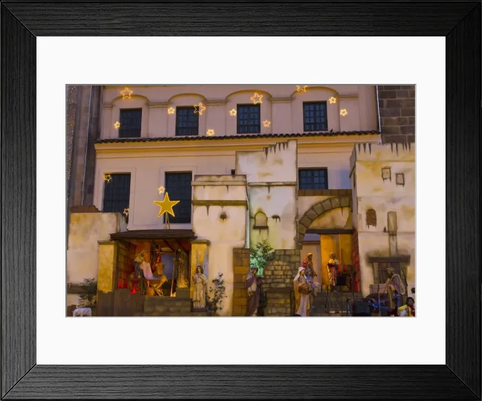 Framed Print : Colombia, Bogota, Plaza de Bolival, Capilla Del Sagrario Chapel, Christmas nativity scene Framed Print : Colombia, Bogota, Plaza de Bolival, Capilla Del Sagrario Chapel, Christmas nativity scene
