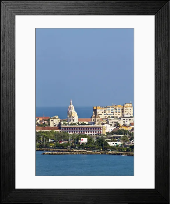 Framed Print : Colombia, Bolivar, Cartagena De Indias, Old walled city Framed Print : Colombia, Bolivar, Cartagena De Indias, Old walled city